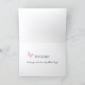 フローラファンタジーファインアート誕生日 カード (内部)