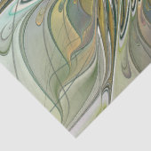 フローラファンタジーモダンフラクタル芸術花金ゴールド 薄葉紙 (詳細)