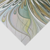 フローラファンタジーモダンフラクタル芸術花金ゴールド 薄葉紙 (詳細)