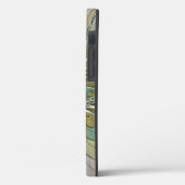 フローラファンタジーモダンフラクタル芸術花金ゴールド Case-Mate iPhoneケース (裏面 / 左)