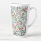 フローラファンタジー森林動物ウッドランドタペストリー カフェラテマグ (右)