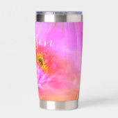 フローラファンタジー熱パーソナライズされたタンブラー 保温保冷タンブラー (背面)