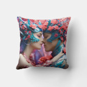 フローラファンタジー界の魅力溢れる恋人 クッション (裏面)