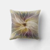 フローラファンタジー金ゴールドナス抽象芸術アート名 クッション (裏面)