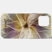フローラファンタジー金ゴールドナス抽象芸術アート名 Case-Mate iPhoneケース (裏面 (横))