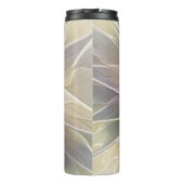 フローラファンタジー金ゴールドナス抽象芸術フラクタル・アート タンブラー (裏面)