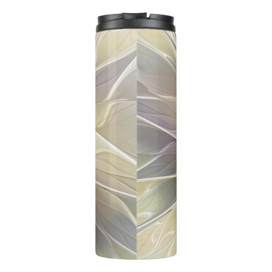 フローラファンタジー金ゴールドナス抽象芸術フラクタル・アート タンブラー (裏面)