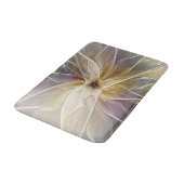 フローラファンタジー金ゴールドナス抽象芸術フラクタル・アート バスマット (アングル)