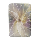 フローラファンタジー金ゴールドナス抽象芸術フラクタル・アート バスマット (正面縦)