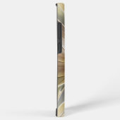 フローラファンタジー金ゴールドナス抽象芸術フラクタル・アート SAMSUNG GALAXYケース (右側面)