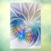 フローラファンタジー、カラフル抽象芸術フラクタル花 ウィンドウサイン (シート3)