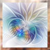 フローラファンタジー、カラフル抽象芸術フラクタル花 ウィンドウサイン (シート2)