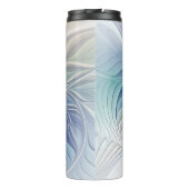 フローラファンタジー、カラフル抽象芸術フラクタル花 タンブラー (裏面)