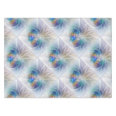 フローラファンタジー、カラフル抽象芸術フラクタル花 テーブルクロス (正面(横))