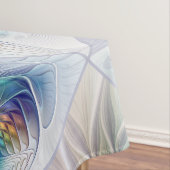 フローラファンタジー、カラフル抽象芸術フラクタル花 テーブルクロス (インサイチュ)