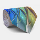 フローラファンタジー、カラフル抽象芸術フラクタル花 ネクタイ (ロール)