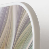 フローラファンタジー、カラフル抽象芸術フラクタル花 ピックルボールラケット (左詳細)