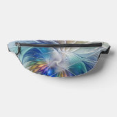 フローラファンタジー、カラフル抽象芸術フラクタル花 ファニーパック (レイダウン)