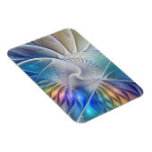 フローラファンタジー、カラフル抽象芸術フラクタル花 マグネット (右側)