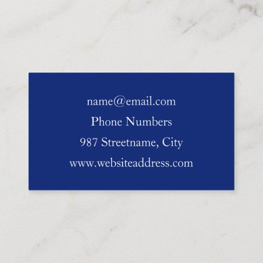 フローラファンタジー、カラフル抽象芸術フラクタル花 名刺 (裏面)