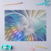 フローラファンタジー、カラフル抽象芸術フラクタル花 薄葉紙 (クラフト)