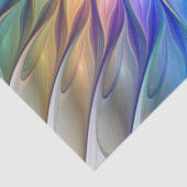 フローラファンタジー、カラフル抽象芸術フラクタル花 薄葉紙 (詳細)