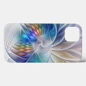フローラファンタジー、カラフル抽象芸術フラクタル花 Case-Mate iPhoneケース (裏面 (横))