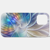 フローラファンタジー、カラフル抽象芸術フラクタル花 Case-Mate iPhoneケース (裏面 (横))