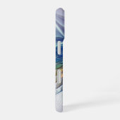 フローラファンタジー、カラフル抽象芸術フラクタル花 iPhone 16ケース (右側面)