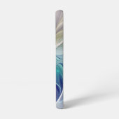 フローラファンタジー、カラフル抽象芸術フラクタル花 SAMSUNG GALAXYケース (左側面)