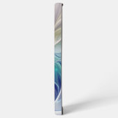 フローラファンタジー、カラフル抽象芸術フラクタル花 SAMSUNG GALAXYケース (左側面)