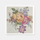フローラファンタジー スタンダードカクテルナプキン (正面)
