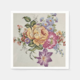 フローラファンタジー スタンダードカクテルナプキン