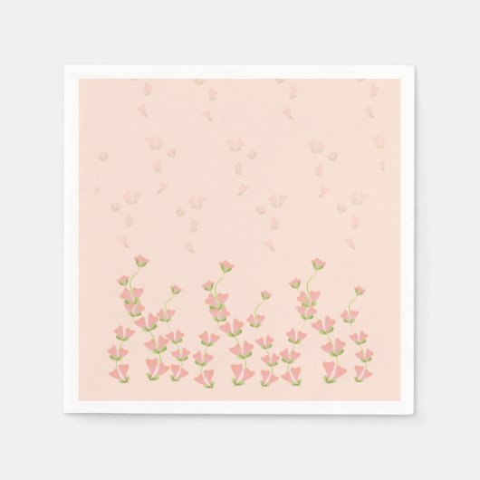 フローラファンタジー スタンダードカクテルナプキン (正面)