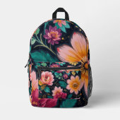 フローラファンタジー プリントバックパック (正面)