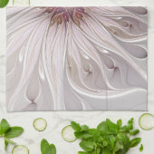 フローラファンタジー、抽象芸術モダンパステルフラワー キッチンタオル (折り畳み)