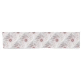 フローラファンタジー、抽象芸術モダンパステルフラワー ショートテーブルランナー (横)