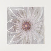 フローラファンタジー、抽象芸術モダンパステルフラワー タペストリー (正面(横))