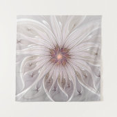 フローラファンタジー、抽象芸術モダンパステルフラワー タペストリー (正面)