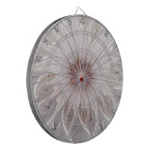 フローラファンタジー、抽象芸術モダンパステルフラワー ダーツボード (正面左)