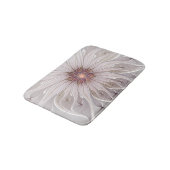 フローラファンタジー、抽象芸術モダンパステルフラワー バスマット (アングル)