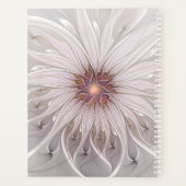 フローラファンタジー、抽象芸術モダンパステルフラワー プランナー手帳 (裏面)