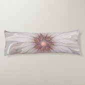 フローラファンタジー、抽象芸術モダンパステルフラワー ボディピロー (裏面)