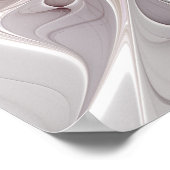 フローラファンタジー、抽象芸術モダンパステルフラワー ポスター (角)