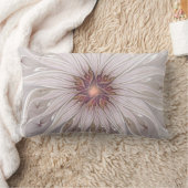 フローラファンタジー、抽象芸術モダンパステルフラワー ランバークッション (ブランケット)