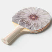 フローラファンタジー、抽象芸術モダンパステルフラワー 卓球ラケット (正面アングル)