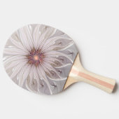 フローラファンタジー、抽象芸術モダンパステルフラワー 卓球ラケット (横)