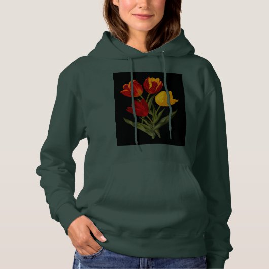 フローラファンタジーTシャツ パーカ (正面)
