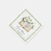 フローラファースト・ホーリー・コミュニオンペーパーナプキン スタンダードカクテルナプキン (角)
