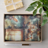 フローラファームハウスキッチンイースターバニーデクページ 薄葉紙 (ギフト)